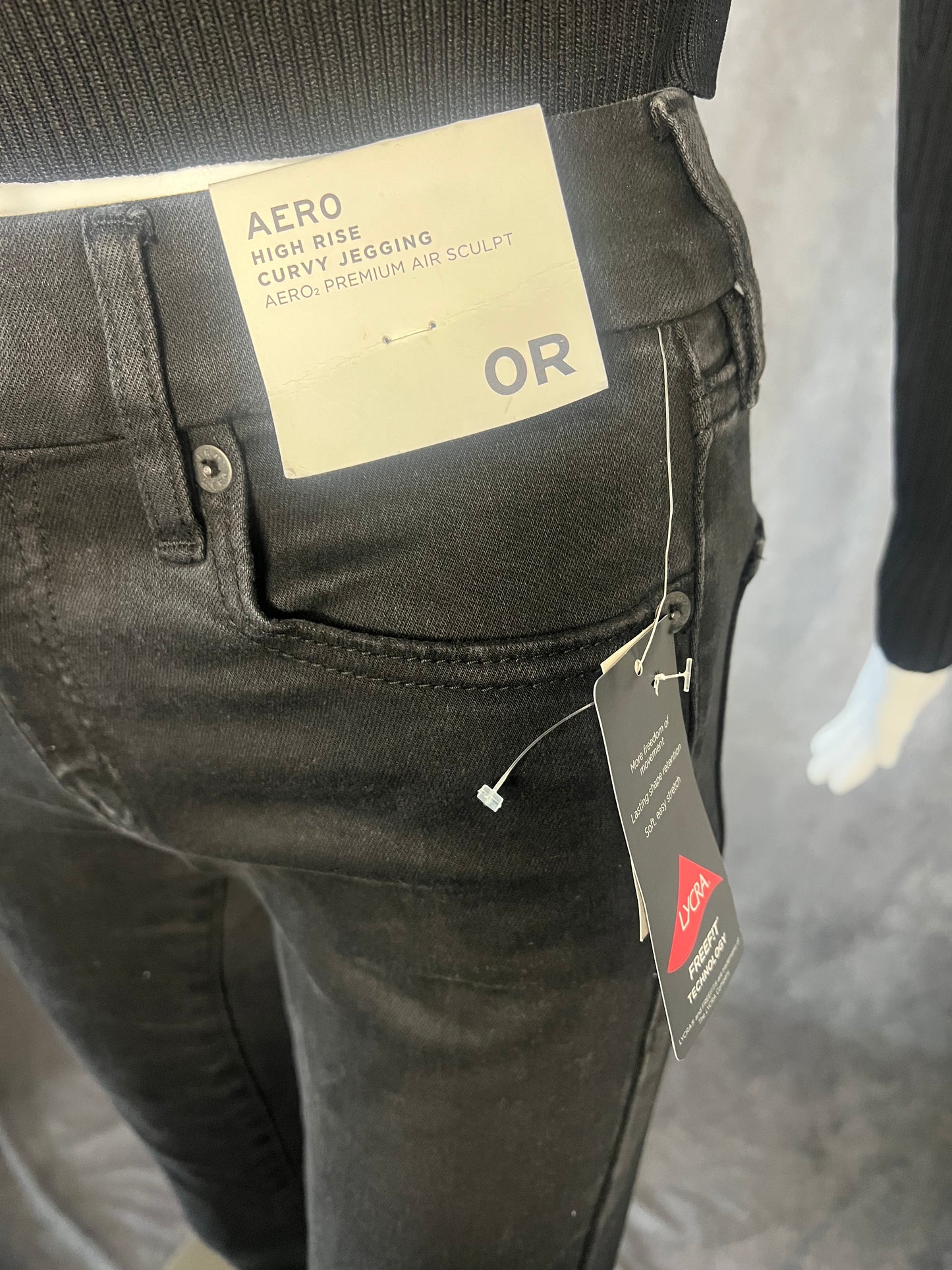 Black High-Rise Skinny Jeans