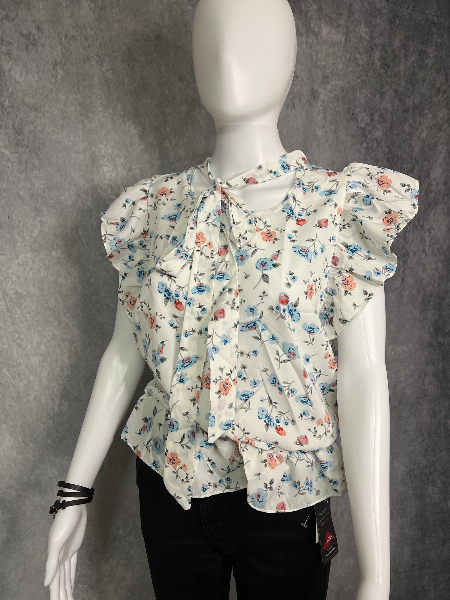Floral Ruffle Blouse