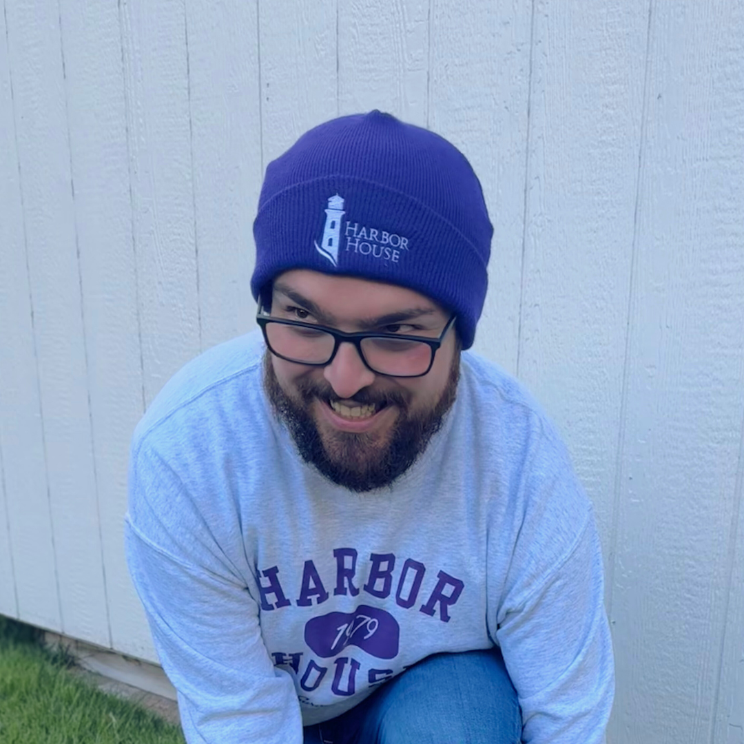 Harbor House Purple Beanie