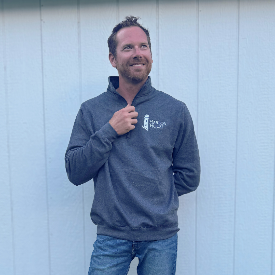 Harbor House Grey Quarter Zip