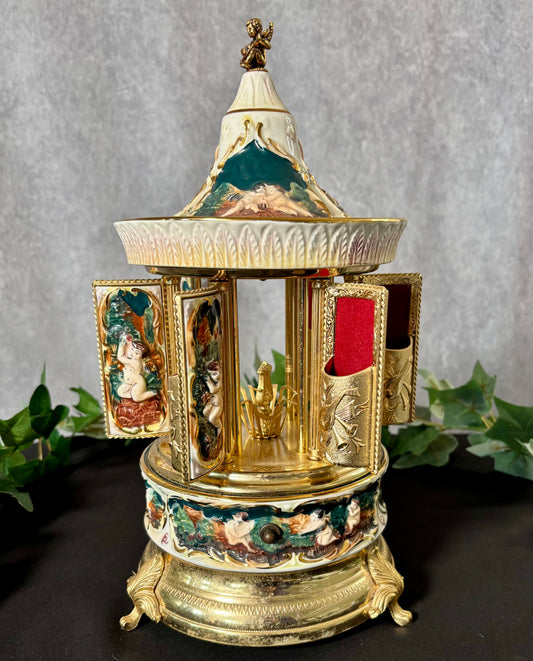 Vintage Reuge Carousel Music Bx