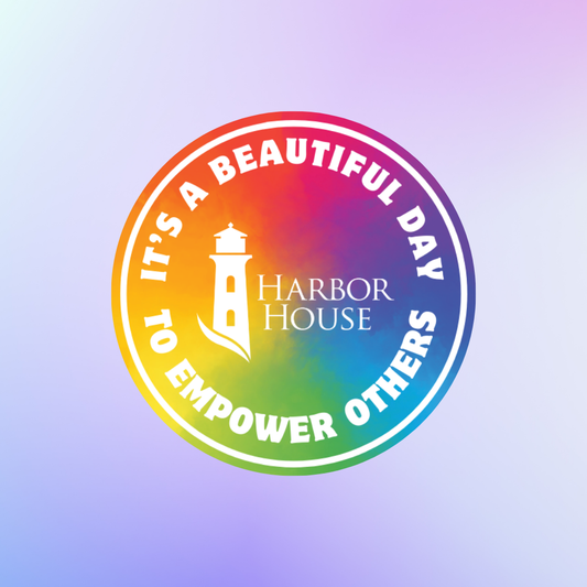 'Empower' Rainbow Sticker